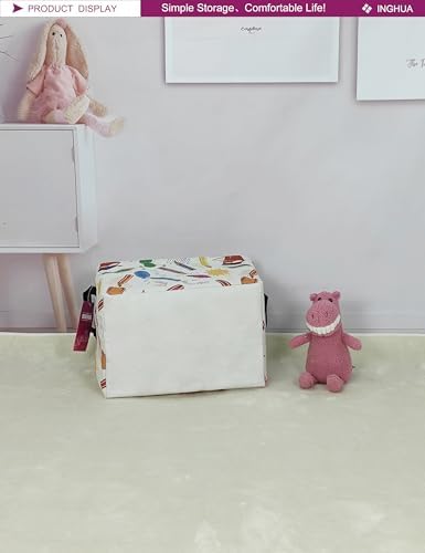 Rectangular Colored Pencil Storage Basket - Image 6