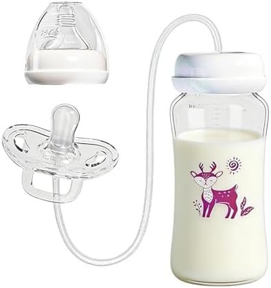 Milk Bottle Silicone Anti-Colic Portable Adjustable by Unknown