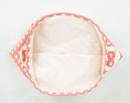MAIZMZ Pink Laundry Basket Kids Hamper Storage Bins Girls Nursery Hamper - Image 7