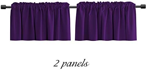DONREN Royal Purple Window Valances - Image 4