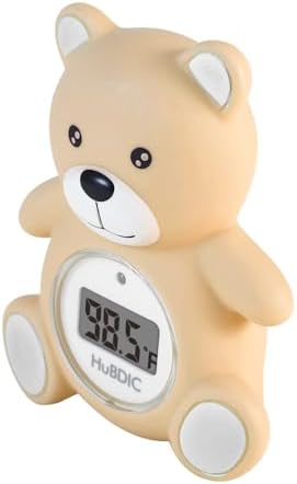 HubiBaby Baby Bath Thermometer & Digital Room Temperature, 2in1 Kids Bathroom - Image 2