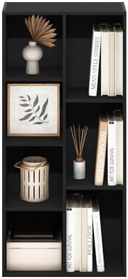 Furinno LUDER Book Shelf, 7-Cube Bookshelf, Bookcase - Image 5