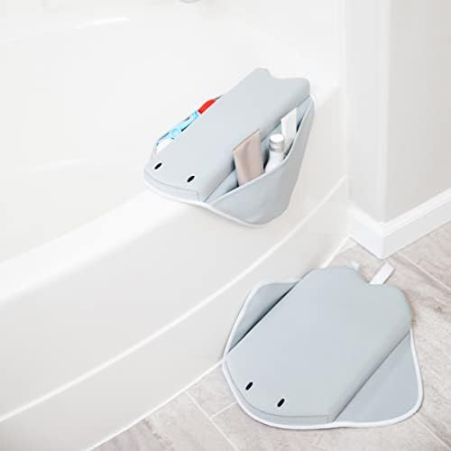 Ubbi Stingray Kneeler, Elbow Rest & Hooded Towel Bundle, Baby and Toddler Bath - Image 3