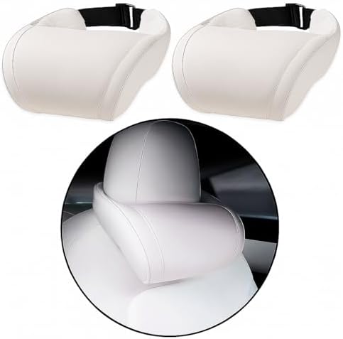 Car Headrest Neck Pillow Support Memory Foam Ergonomic Design Accessory by CoolKo