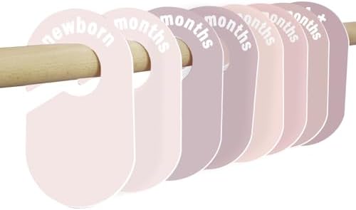 8 Pack Baby Closet Dividers – Pure Green Nursery Organizer by lethooly