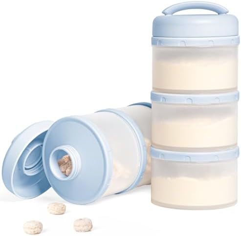 Termichy Stackable Formula Dispenser Portable: Milk Powder Container to go by Termichy