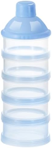Accmor Formula Dispenser On The Go, 5 Compartments Stackable Formula Container by Accmor