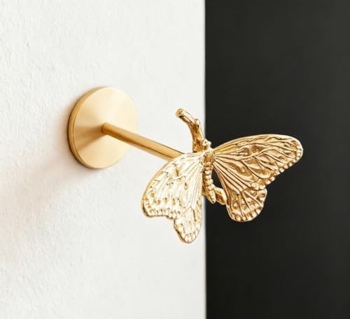 Brass Curtain Holdbacks Gold Curtain Tieback Curtain Holders Backs Wall Hooks - Image 4