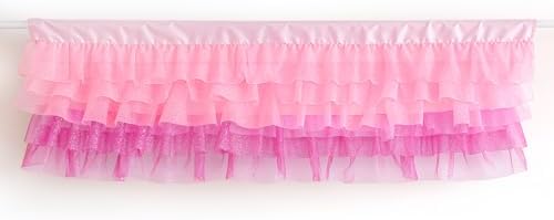 Besutolife Pink Valance Curtains - Image 6