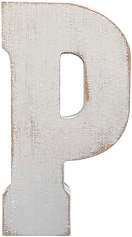 ABELOTS Large Wood Alphabet Wall Decor Monogram Letter by ABELOTS