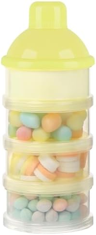 Accmor Formula Dispenser On The Go, 4 Compartments Stackable Formula Container - Image 4