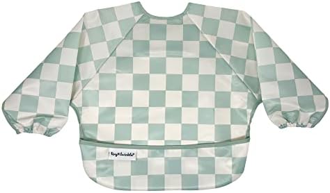 Tiny Twinkle Long Sleeve Bib for Babies & Toddlers | Waterproof Smock Bib for - Image 4