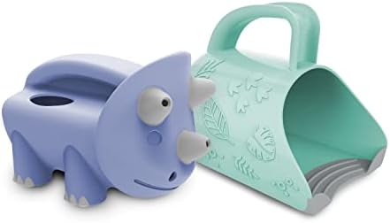 Dr. Brown’s CleanUp Pour & Roar Watering Can 6m+ and Dino-Pour Bath Rinse Cup by DrBrowns
