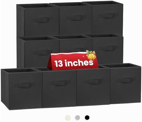 Large Storage Cubes- 13 Inch Cube Storage Bins by Criusia