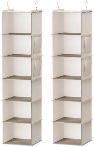 YOUDENOVA Hanging Closet Organizer and Storage, 2 Packs by YOUDENOVA