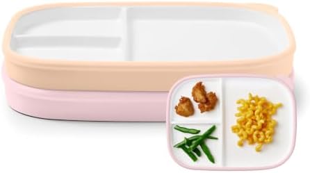 Ello Clean Start Toddler Dinner Plate 2 Pack | BPA-Free Ceramic Plates - Image 7