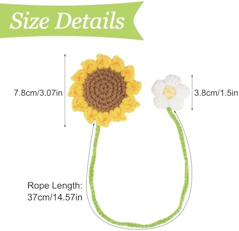 Sunflower Curtain Tieback 2Pcs Window Drape Rope Holdbacks - Image 2