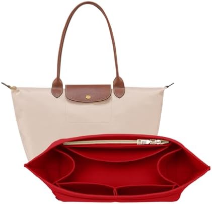 OPPOSHE Purse Organizer Insert for Longchamp Le Pliage, Premium Felt Long Champ by OPPOSHE