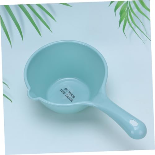 PRETYZOOM 5pcs Thick Plastic Water Ladle Bathing Scoop Long Handle Bath Cup - Image 3