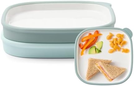 Ello Clean Start Ceramic Toddler Plates by Ello