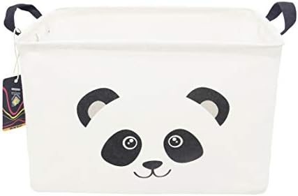 Rectangle Panda Storage Basket, Collapsible Storage Box, Gift Basket, Room Decor by HKECHomeStorage