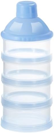 Accmor Formula Dispenser On The Go, 4 Compartments Stackable Formula Container by Accmor