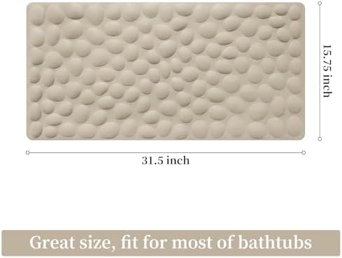 OTHWAY Bathtub Mat Non Slip, Rubber Bath Mat - Image 3