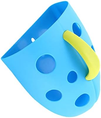Cabilock Blue Plastic Suction Cup Bath Toy Basket by cabilock