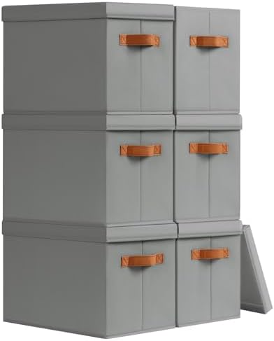 Homsorout Storage Bins with Lids by Homsorout
