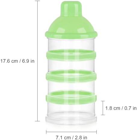 Accmor Formula Dispenser On The Go, 4 Compartments Stackable Formula Container - Image 7