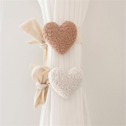 2 Pack Curtain Tiebacks Cute Cartoon Love Curtain Ties, Bedroom Accessories - Image 6