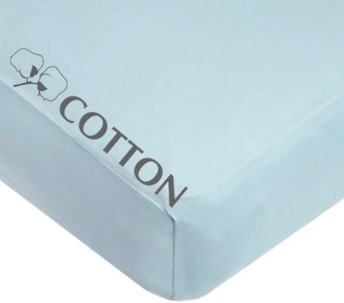 American Baby Company Cotton Fitted Crib Sheet 52x28" - Image 2