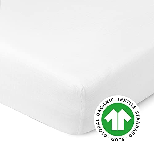 Newton Baby Fitted Mini Crib Sheet 2-Pack, Organic Muslin - Image 4