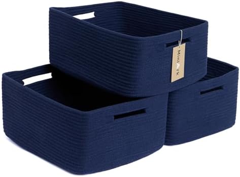 MiniArk Large Storage Baskets for Shelves, Baby Nursery, Toy Baskets Box by MiniArkStorageBasketsHome