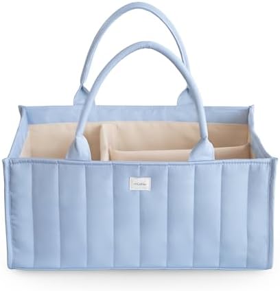 mushie Baby Diaper Caddy | Newborn Essentials Organizer by mushie