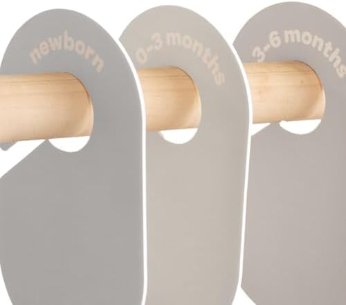 3 Sprouts Baby Closet Dividers, Newborn to 2T, 8 Piece Set - Image 2