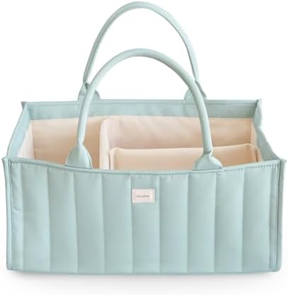 mushie Baby Diaper Caddy | Newborn Essentials Organizer by mushie