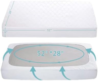 American Baby Company Waterproof Fitted Crib Mattress Protector 52" x 28" - Image 4