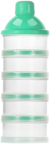 Accmor Formula Dispenser On The Go, 5 Compartments Stackable Formula Container by Accmor