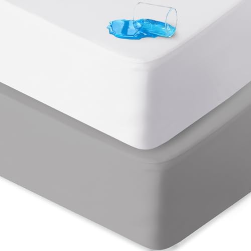 Pack and Play Sheets Waterproof 2 Pack by Bilobanbabybedding