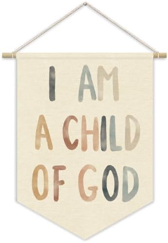 Homeschool Decor I Am A Child Of God Banner by Unknown