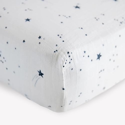 Little Unicorn Premium Crib Sheet | Breathable & Super-Soft Muslin Fabric - Image 2