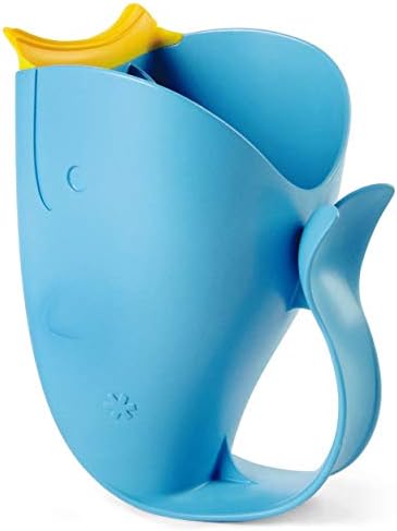 Skip Hop Baby Bath Rinse Cup, Moby Tear-Free Waterfall Rinser, Universal Fit - Image 2