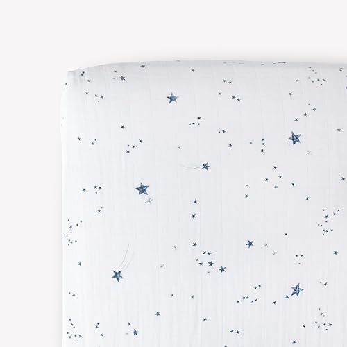 Little Unicorn Premium Crib Sheet | Breathable & Super-Soft Muslin Fabric by LittleUnicorn