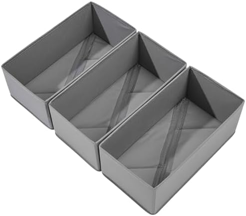 Bructhun Sock Drawer Organizer 3 Pack by Bructhun