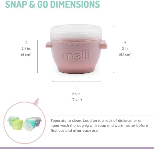 melii Snap & Go Baby Food Storage Containers - Image 3