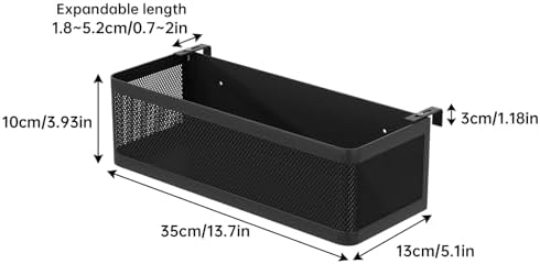 Bedside Caddy Shelf for Bunk Bed, L13.78in*W5.12in*H3.94in - Image 2