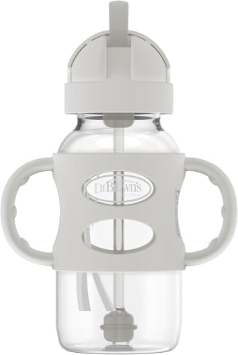 Dr. Brown's Milestones Wide-Neck Sippy Straw Bottle by Unknown