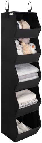 StorageWorks Basics Hanging Closet Organizer, Foldable Storage Organizer by StorageWorks
