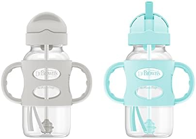 Dr. Brown's Wide-Neck Sippy Straw Bottle by DrBrowns